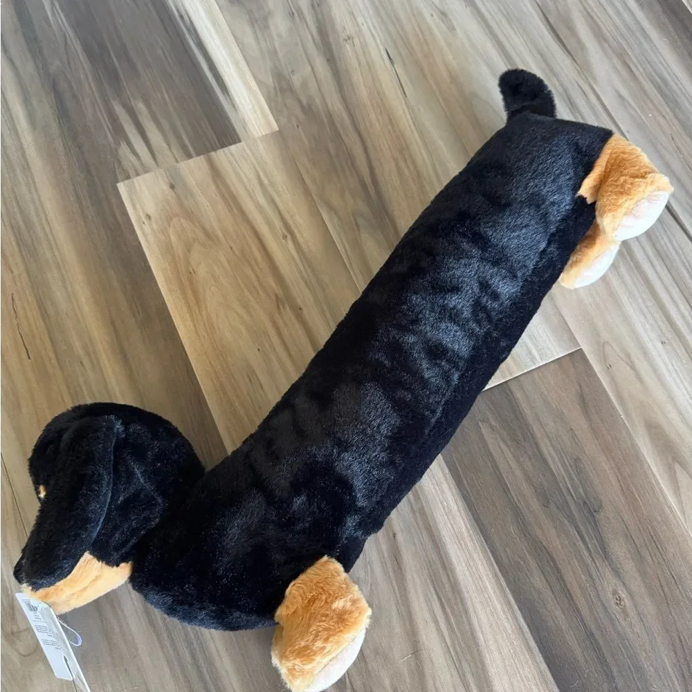 Colossal Plush Dachshund Dog Pet Squeaky Toy Stuffed Animal